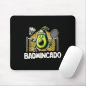 Lustiger Badminton-Spieler Liebt Shuttle-Design 0 Mousepad (Mit Mouse)