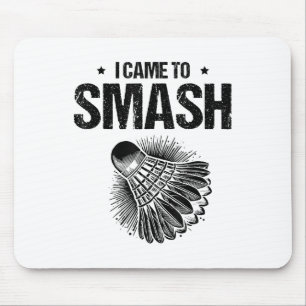 Lustiger Badminton-Spieler Liebt Shuttle-Design 5 Mousepad