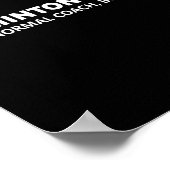 Lustiger Badminton-Trainer Definition Badminton-Co Poster (Ecke)