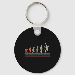 Lustiger Badminton Vintage Retro Stil Evolution Vo Schlüsselanhänger