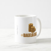 Lustiger Bagel, Bäckerei Kaffeetasse (VorderseiteRechts)