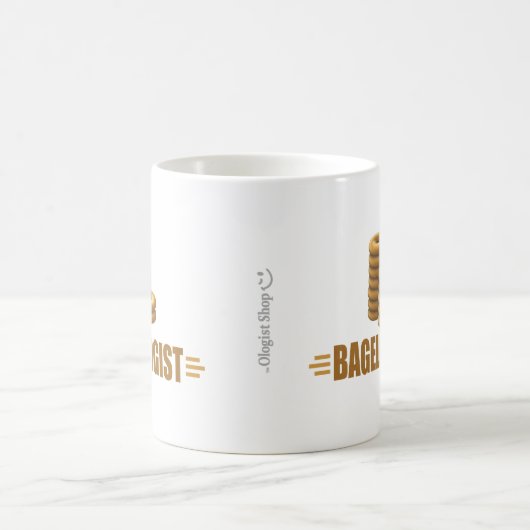 Lustiger Bagel, Bäckerei Kaffeetasse (Mittel)