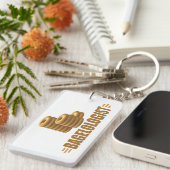 Lustiger Bagel Schlüsselanhänger (Vorderseite rechts)