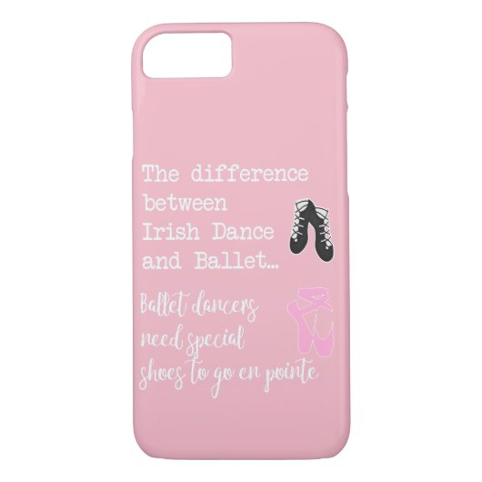 Lustiger Ballett-Geschenk-Entwurf des Iren-Tanz-V Case-Mate iPhone Hülle (Rückseite)