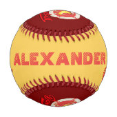 Lustiger Banana Slugger Baseball Custom Grafik (Vorderseite)
