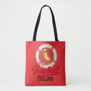 Lustiger Banana Slugger Baseball Custom Grafik  Tasche