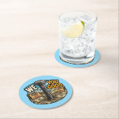 Lustiger Bar Bierdeckel Runder Pappuntersetzer (Vor Ort)