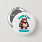 Lustiger Bär Button (Vorne & Hinten)