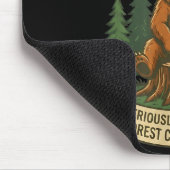 Lustiger Bär sagt Bitte kauen Sie leiser Sarkastis Mousepad (Ecke)