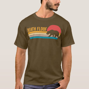 Lustiger Bär Tod Floof Retro T-Shirt