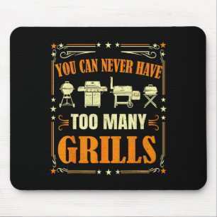 Lustiger Barbecue-Grill, den man nie genug haben k Mousepad