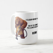 Lustiger Bärenbecher Kaffeetasse (Vorderseite Links)