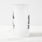 Lustiger Bärenhirschbier Mattglas Bierglas (Mittel)