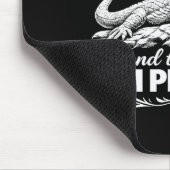 Lustiger Bart berühren cooler Bartdrache Echse lo Mousepad (Ecke)