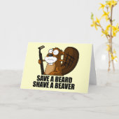 Lustiger Bart Karte (Gelbe Blume)