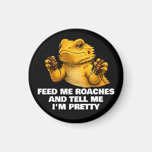Lustiger Bartagamenliebhaber Reptilienbesitzer Sch Magnet