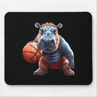 Lustiger Basball-Hippo Groovy Hippo Basball Mousepad