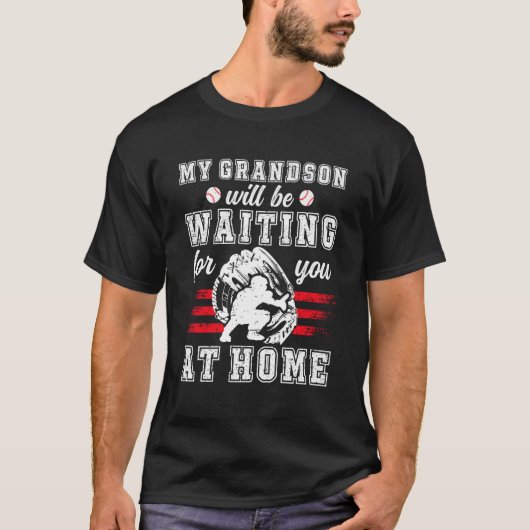 Lustiger Baseball Catcher Opa Baseball Catcher Gr T-Shirt (Vorderseite)