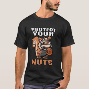 Lustiger Baseball-Eichhörnchen-Liebhaber Schützen  T-Shirt