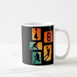 Lustiger Basketball Basketball 6 6. Alter Spieler Kaffeetasse