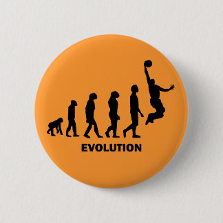 Lustiger Basketball Button