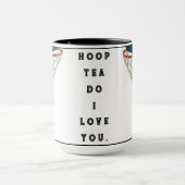 Lustiger Basketball-Tee Tasse (Zentrum)