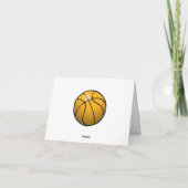 Lustiger Basketball-Verlust Karte (Rückseite)