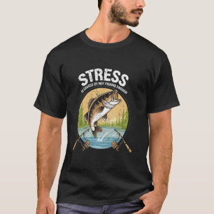 Lustiger Bass-Angler-Fischer-Design für Männer T-Shirt