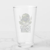 Lustiger Bassangeln Glas (Rückseite)