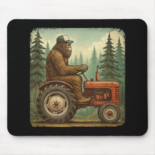 Lustiger Bauer Design Männer Traktor Rancher Bauer Mousepad (Vorne)