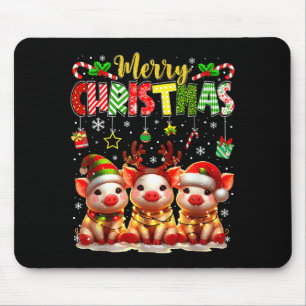 Lustiger Bauer Frohe Weihnachten Rentiere Santa Gs Mousepad