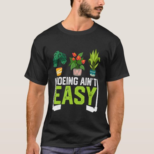 Lustiger Bauer Hacken Ist Nicht Einfach Gemüse Pfl T-Shirt (Vorderseite)