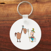 lustiger Bauer Schlüsselanhänger (Vorderseite)