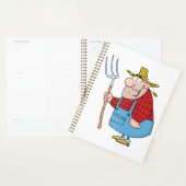 Lustiger Bauern-Heugabel-Overall und Strohhut Planer (Anzeige)