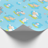 Lustiger Bauernhof Geschenkpapier (Ecke)