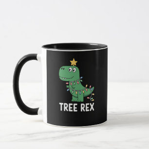 Lustiger Baum Rex Weihnachten Dinosaurier Urlaub P Tasse