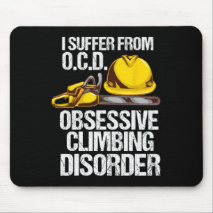Lustiger Baumkletterer-Geschenk - Zwangsstörung Kl Mousepad