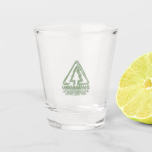 Lustiger Baumliebhaber-Warnungszitat Forstwirtscha Schnapsglas