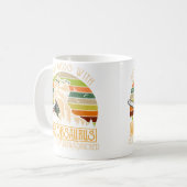 Lustiger Baumpfleger Baumpfleger Holzfäller Dinosa Kaffeetasse (Vorderseite Links)