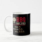 Lustiger Bbq-Fleisch-Kochtimer-Bier-Grill-Koch Rbe Kaffeetasse (Links)
