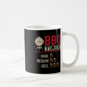 Lustiger Bbq-Fleisch-Kochtimer-Bier-Grill-Koch Rbe Kaffeetasse