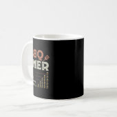 Lustiger Bbq-Grill-Koch Grilling Master Rbecue-Lie Kaffeetasse (Vorderseite Links)