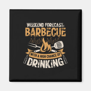 Lustiger Bbq-Grill-Koch Grillmeister Rbecue-Liebha Magnet