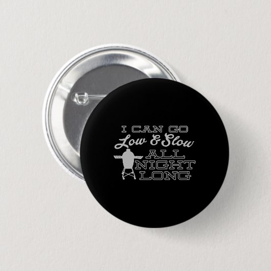Lustiger Bbq-Grill-Raucher-Pitmaster-Ei-Raucher Button (Vorne & Hinten)