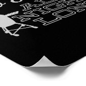 Lustiger Bbq-Grill-Raucher-Pitmaster-Ei-Raucher Poster (Ecke)