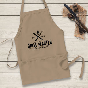 Lustiger BBQ-Grillmeister Personalisierter Barbecu Schürze