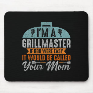 Lustiger Bbq-Raucher Ich Bin Ein Grillmeister Männ Mousepad