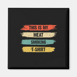 Lustiger Bbq-Raucherliebhaber Retro Vintage Das is Magnet
