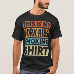 Lustiger BBQ-Rippen-Liebhaber Grillmaster geräuche T-Shirt