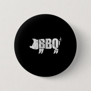 Lustiger BBQ-Schweinefleisch-Grillmeister Button